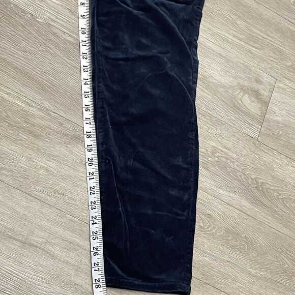 Womens Pants Size 12 Velvet Grunge Goth Fall Vamp Holiday Winter Chic Date Night - Picture 5 of 7